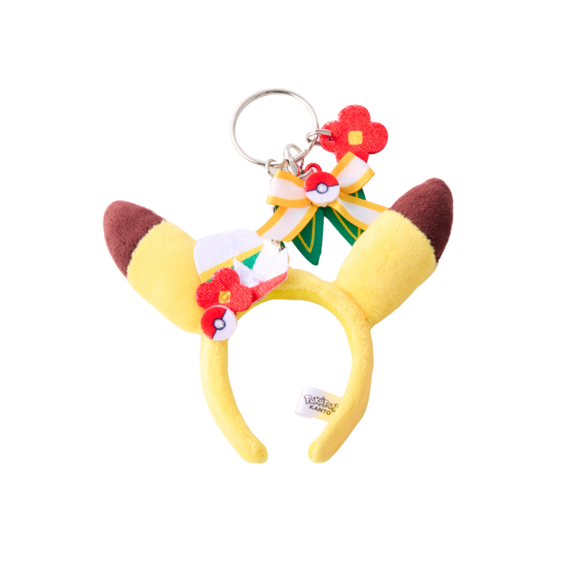 Llaveros de orejas Pikachu y Eevee exclusivos de pokepark Kanto