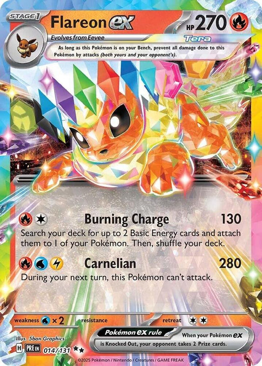 Flareon ex - 014/131 - SV: Prismatic Evolutions (PRE)