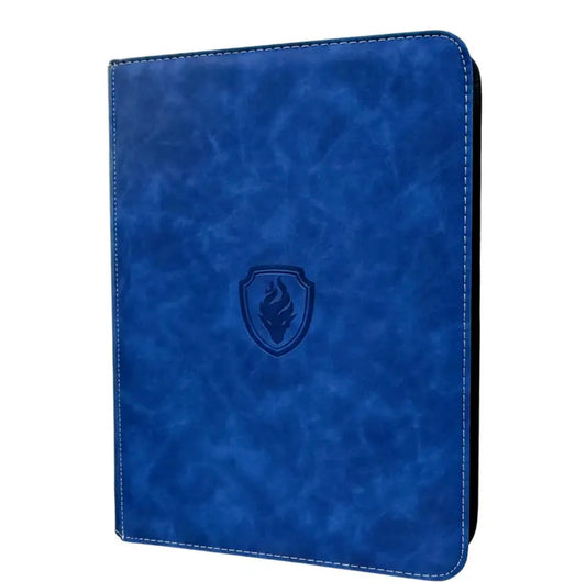 Binder fabmaker de cuerina con ziper para 360 cartas
