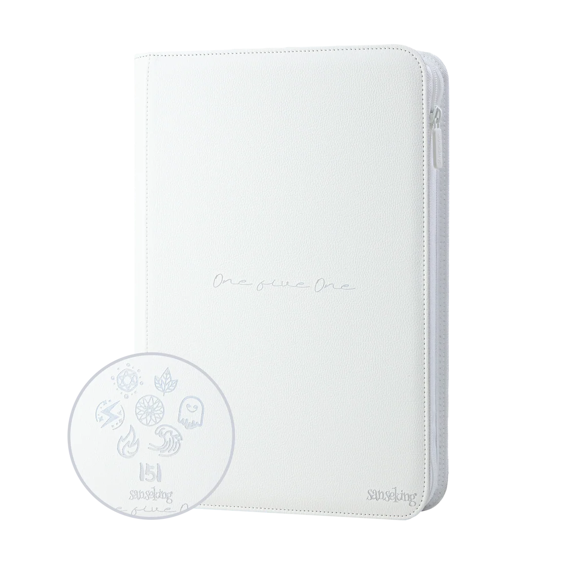 Sanseking  Pokémon 151 Binders White Color: White