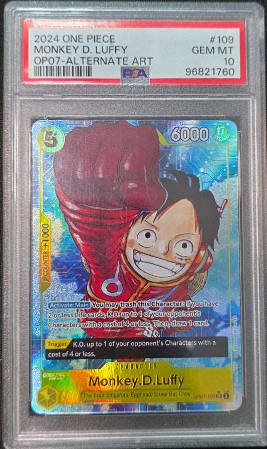 Monkey.D.Luffy (109) (Parallel) PSA 10