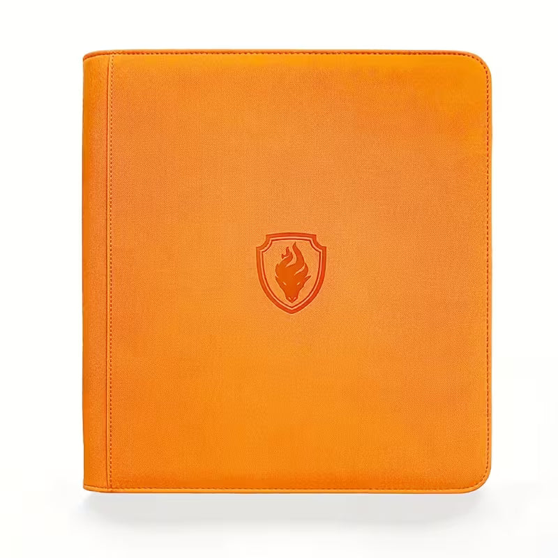 Binder 4x3 con ziper 480 espacios naranja