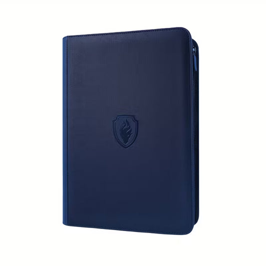 Binder 3x3 con ziper Azul marino
