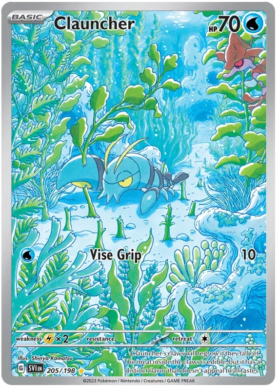 Clauncher Scarlet & Violet Base Set Illustration Rare 205/198