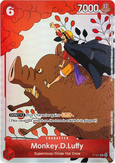 Monkey.D.Luffy (Gift Collection 2023) One Piece Promotion Cards PR P-001