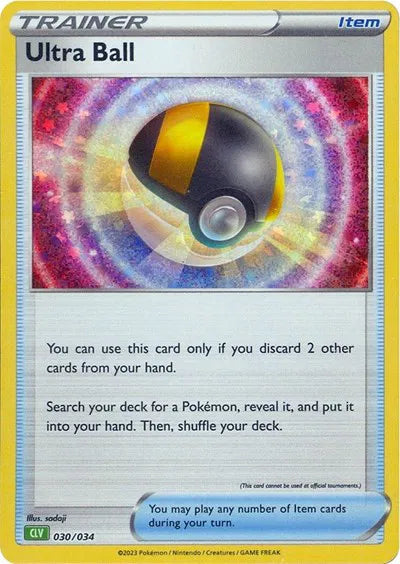 Ultra Ball (CLV) Trading Card Game Classic Classic Collection 030/034