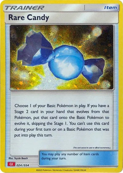 Rare Candy (CLC) Trading Card Game Classic Classic Collection 024/034
