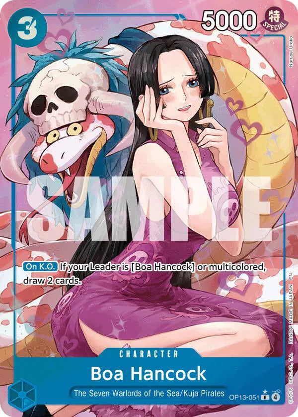 Boa Hancock (Alternate Art) Carrying On His Will R OP13-051