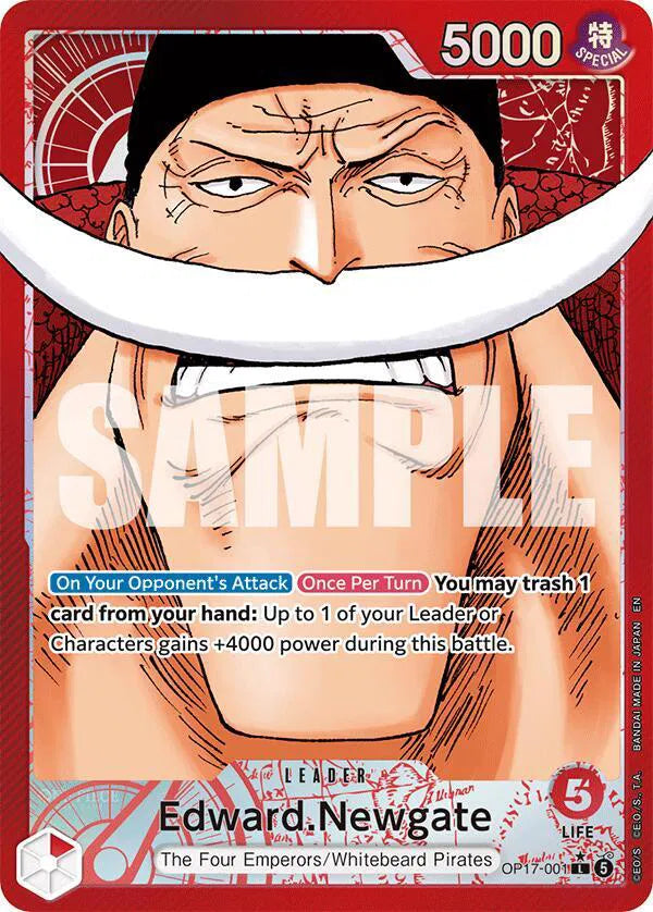 Edward.Newgate (Alternate Art) The World's Strongest Warriors L OP17-001