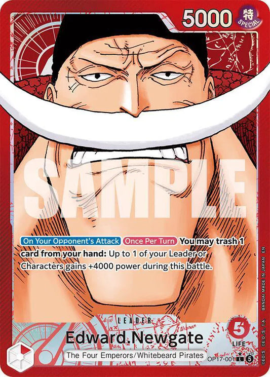 Edward.Newgate (Alternate Art) The World's Strongest Warriors L OP17-001