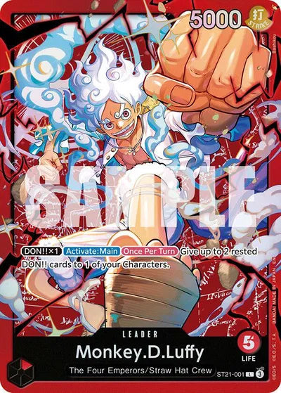 Monkey.D.Luffy (4th Anniversary Treasure Campaign Pack) One Piece Promotion Cards PR P-099