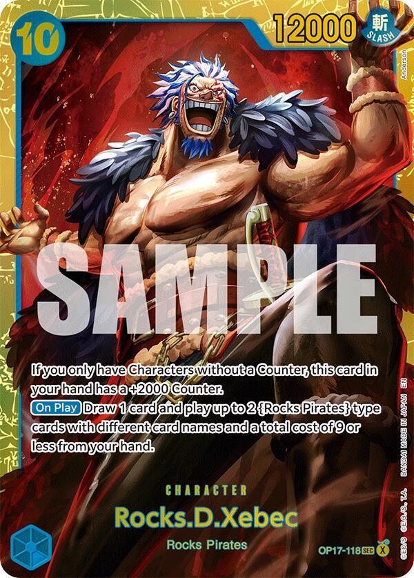 Rocks.D.Xebec The World's Strongest Warriors SEC OP17-118