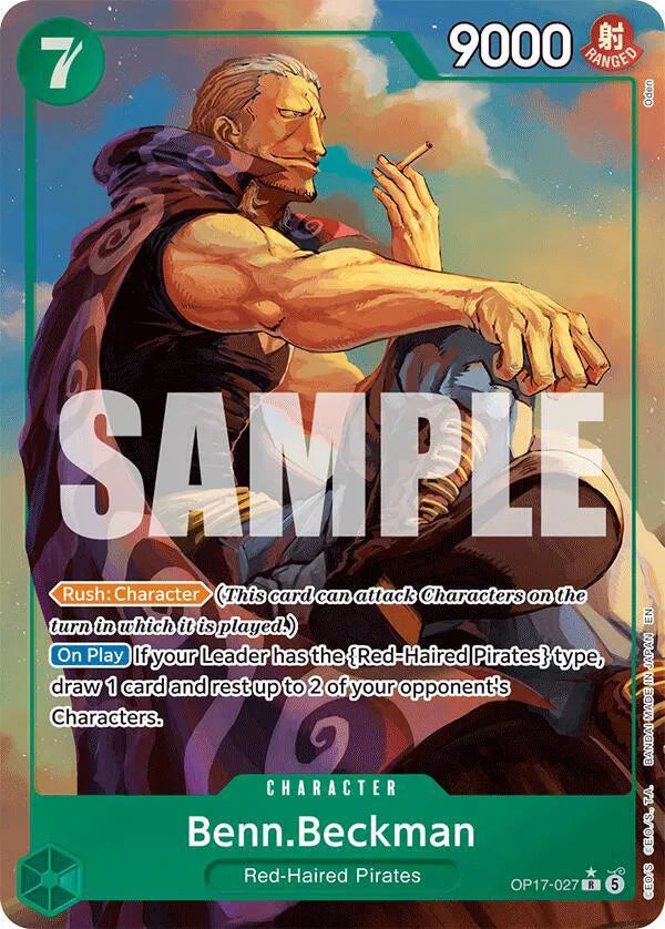 Benn.Beckman (Alternate Art) The World's Strongest Warriors R OP17-027