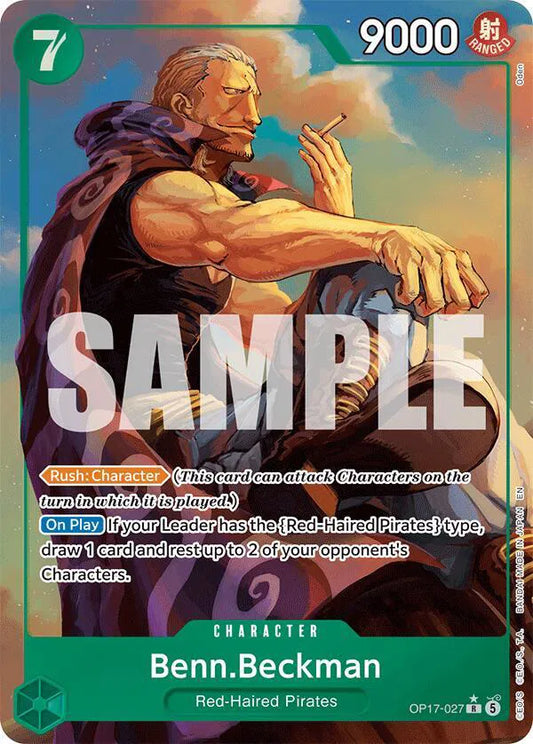 Benn.Beckman (Alternate Art) The World's Strongest Warriors R OP17-027