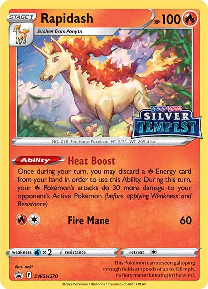 Rapidash - SWSH270 (Prerelease) - SWSH: Sword & Shield Promo Cards (SWSD)