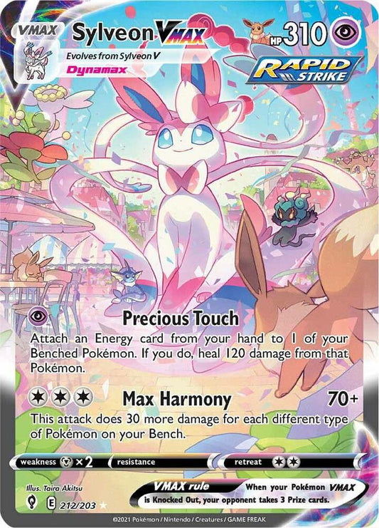 Sylveon VMAX (Alternate Art Secret) - SWSH07: Evolving Skies (SWSH07)
SWSH07: Evolving Skies