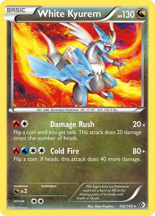 White Kyurem - Boundaries Crossed (BCR) holo
