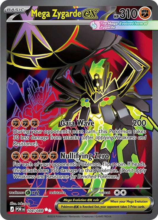 Mega Zygarde ex - 104/088 - ME03: Orden perfecta (ME03)