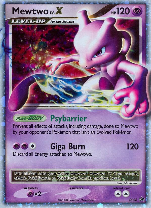 Mewtwo LV.X - DP28 - Diamond and Pearl Promos (PR)