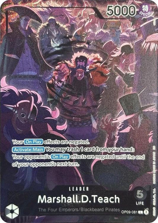 Marshall D. Teach (English Version, 2nd Anniversary Set) - One Piece Promotional Cards (OP-PR)