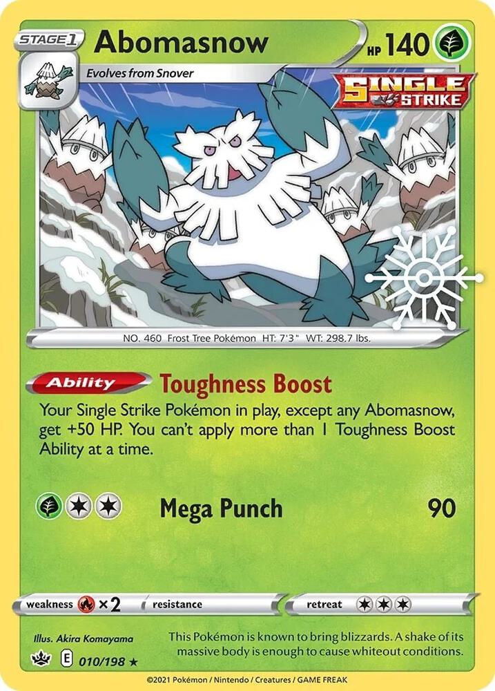 Abomasnow - 010/198 (Holiday Calendar) - Miscellaneous Cards & Products (MCAP)