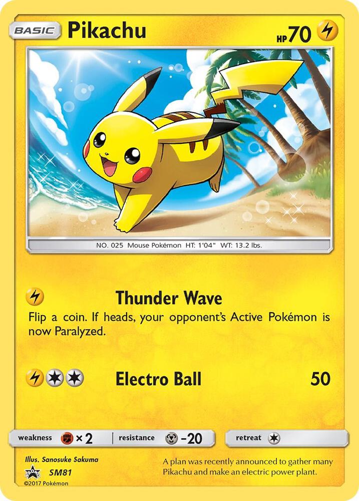 Pikachu - SM81 - SM Promos (SMP) HOLO