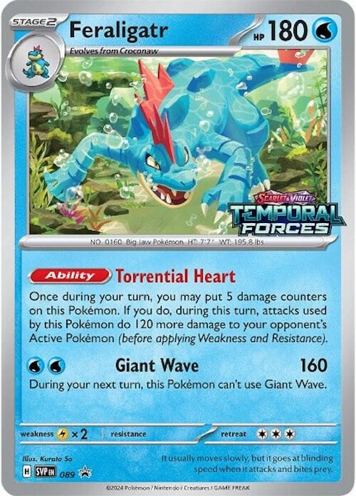Feraligatr - 089 (Prerelease) - SV: Scarlet & Violet Promo Cards (SVP)spñ