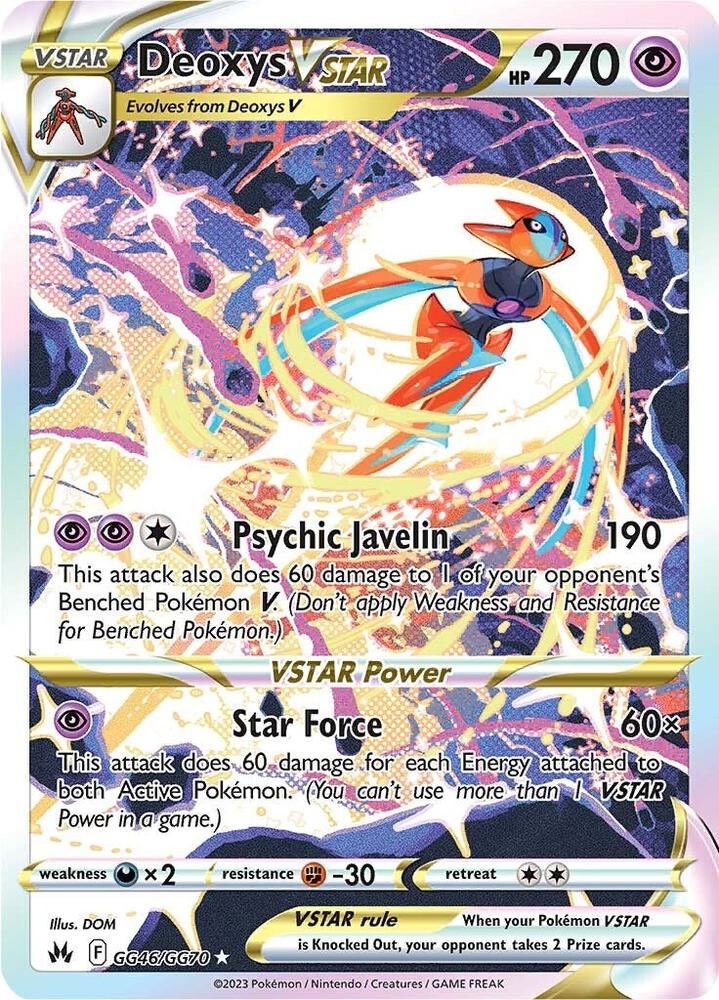 Deoxys VSTAR - Crown Zenith: Galarian Gallery (CRZ:GG)(español)