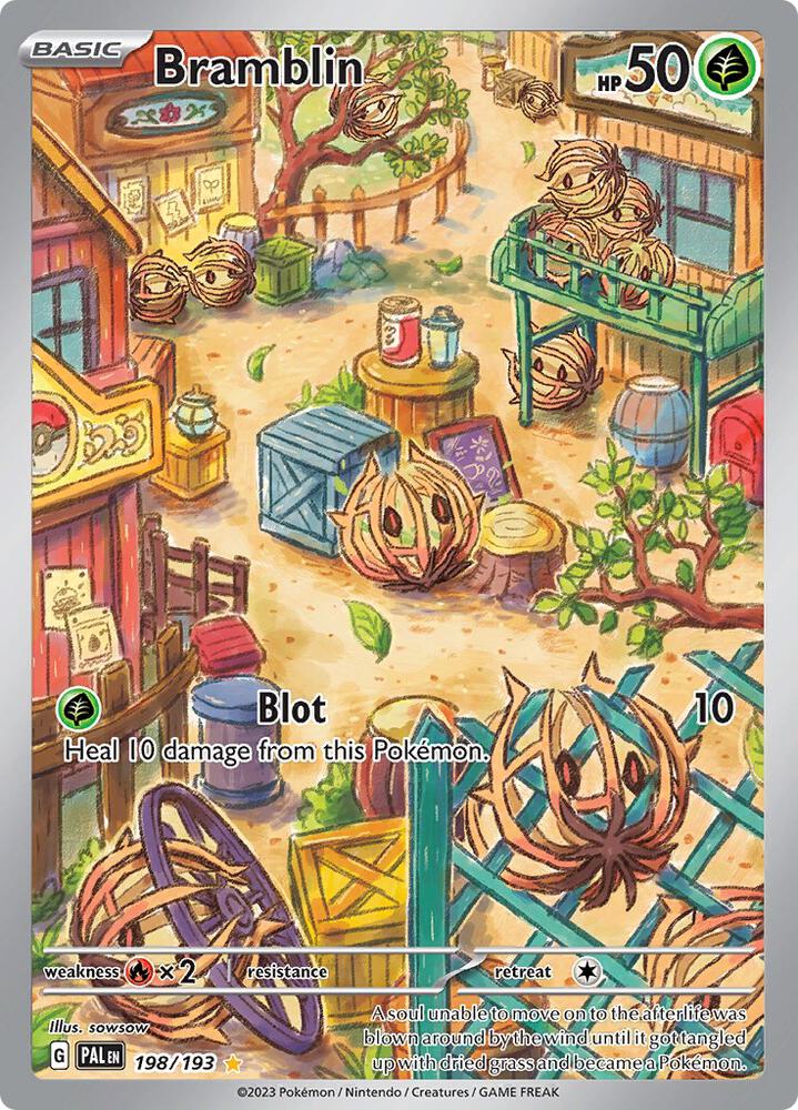 Bramblin - 198/193 - SV02: Paldea Evolved (PAL) (español)