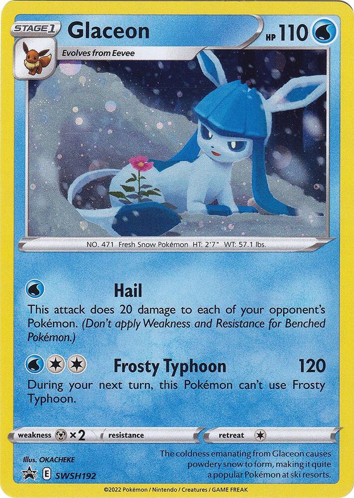 Glaceon - SWSH192 - SWSH: Sword & Shield Promo Cards (SWSD)