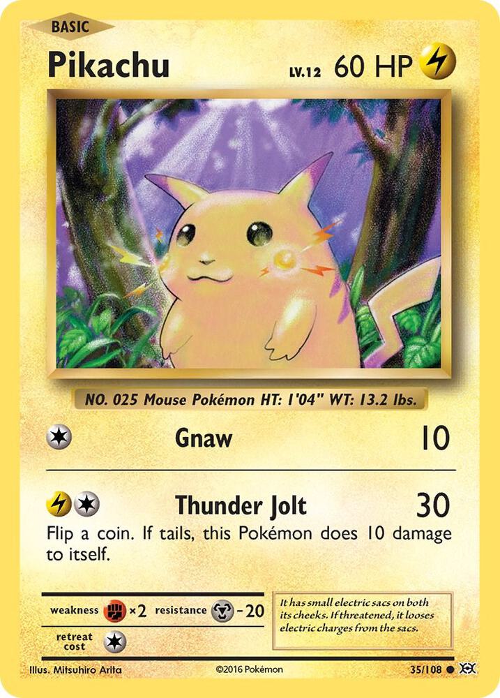 Pikachu - XY - Evolutions (EVO)