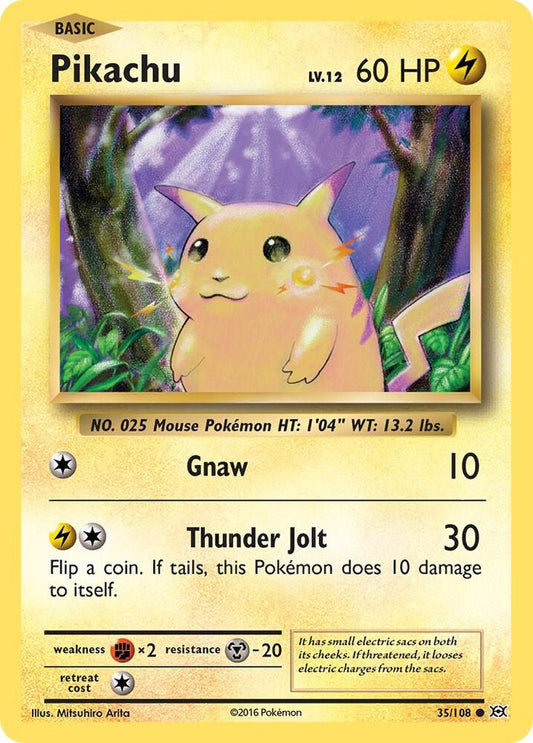 Pikachu - XY - Evolutions (EVO)