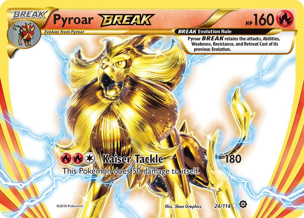 Pyroar BREAK - XY - Steam Siege (STS)