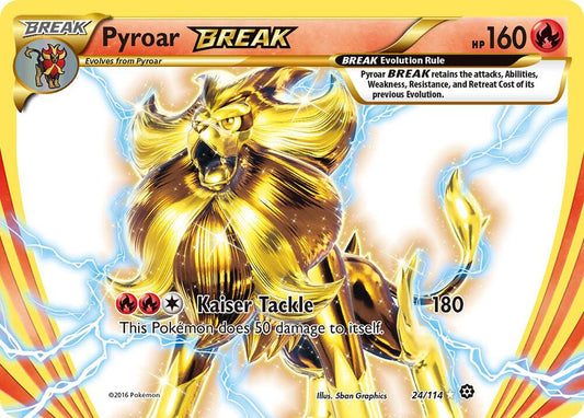 Pyroar BREAK - XY - Steam Siege (STS)