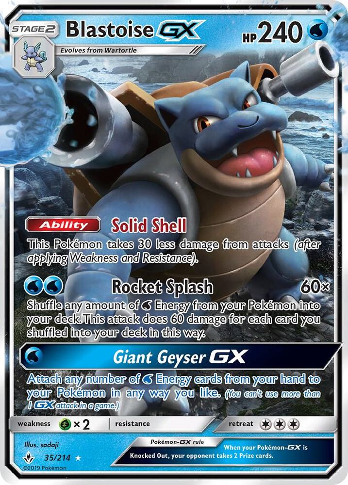 Blastoise GX - SM - Unbroken Bonds (SM10