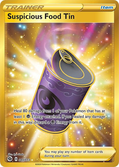 Suspicious Food Tin - 080/073 - Secret Rare Champion's Path Singles