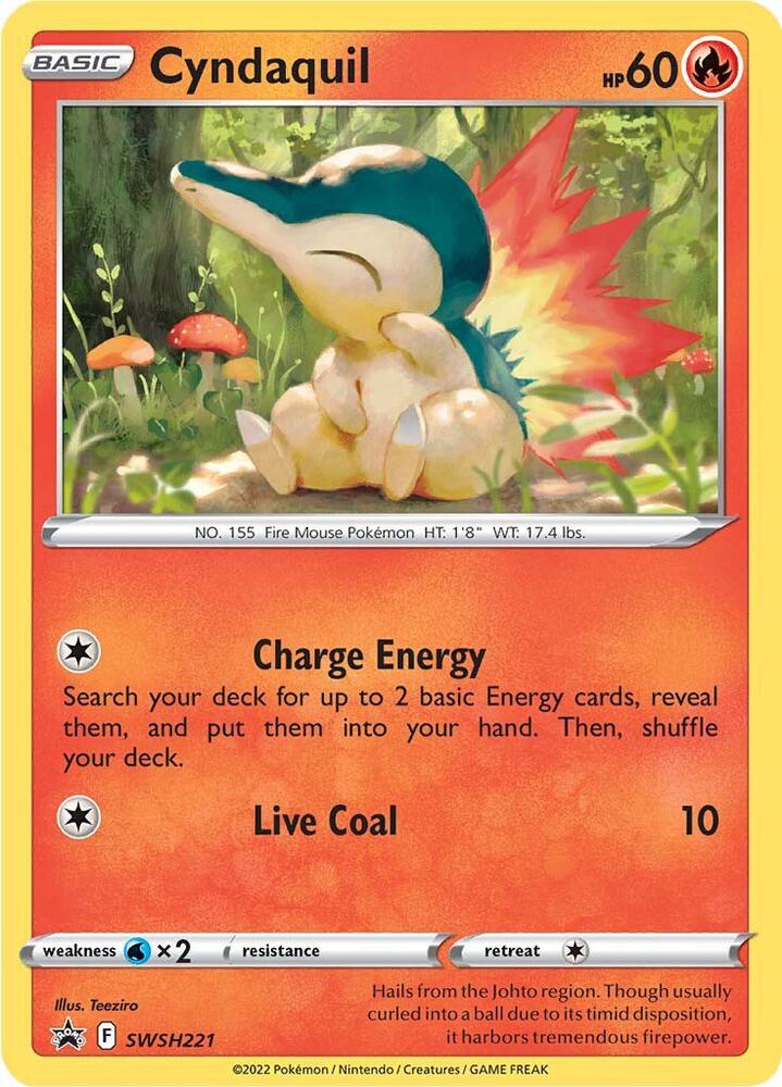 Cyndaquil - SWSH221 - SWSH: Sword & Shield Promo Cards (SWSD)