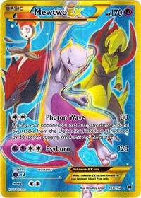 Mewtwo EX (163 Secret Full Art) - XY - BREAKthrough (BKT) Moderately play
