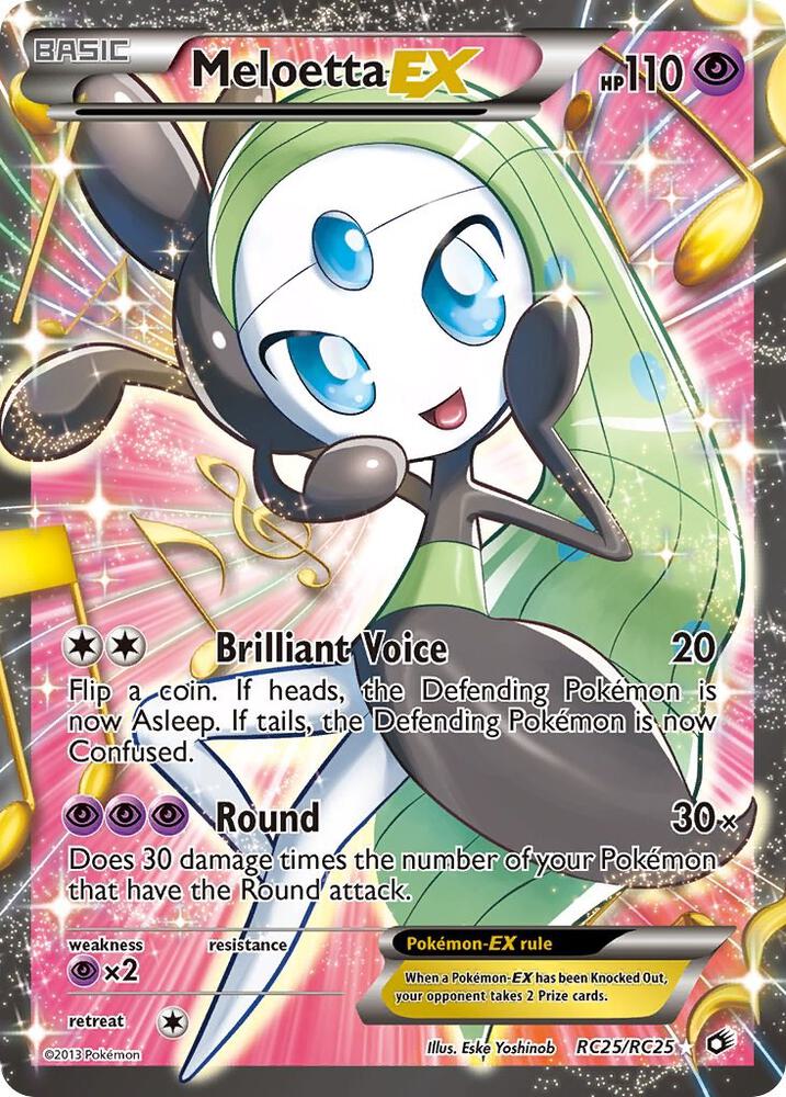 Meloetta EX (Full Art) - Legendary Treasures: Radiant Collection (LTR) LP