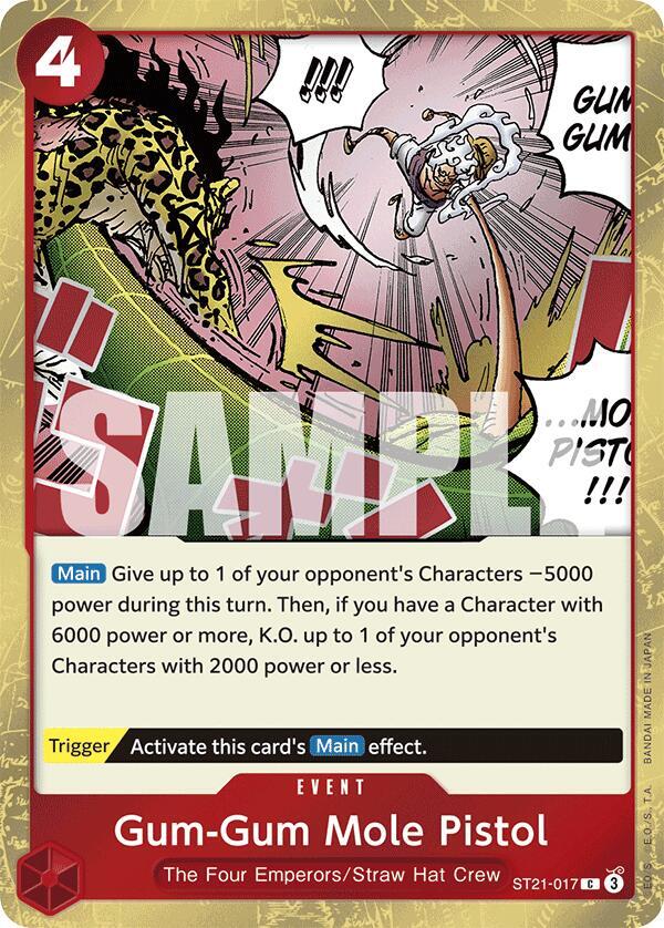Gum-Gum Mole Pistol - ST-21: Starter Deck 21 EX Gear 5 (ST-21)