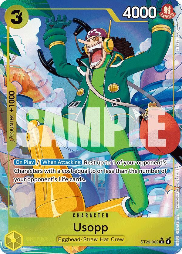 Usopp (Full Art) - ST-29: Starter Deck 29 Egghead (ST-29)