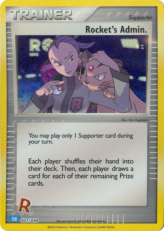 Rocket's Admin. (CLB) - Trading Card Game Classic (CL)