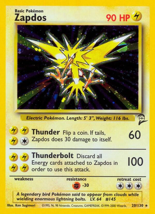 Zapdos - Base Set 2 (BS2)LP