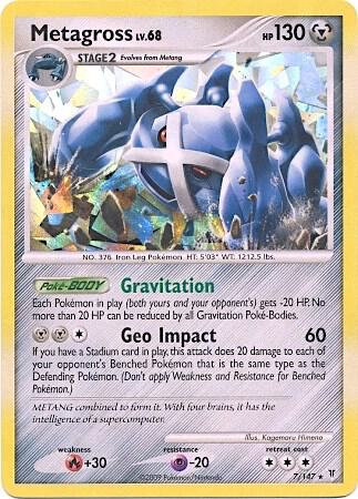 Metagross - 7/147 (Cracked Ice Holo) - Blister Exclusives (BLE)
Blister Exclusives