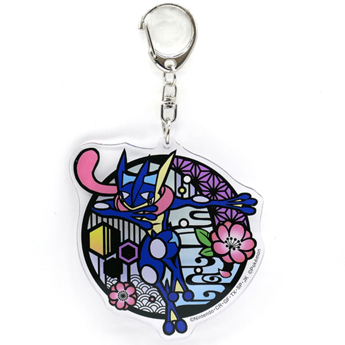 Llavero acrilico greninja pokemon center kirie series