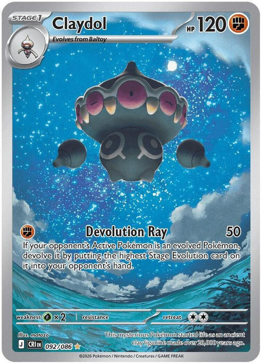 Claydol - 092/086 - ME04: Chaos Rising (CRI) ME04: Chaos Rising