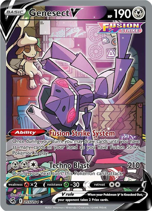 Genesect V (Alternate Full Art) - SWSH08: Fusion Strike (SWSH08) HP