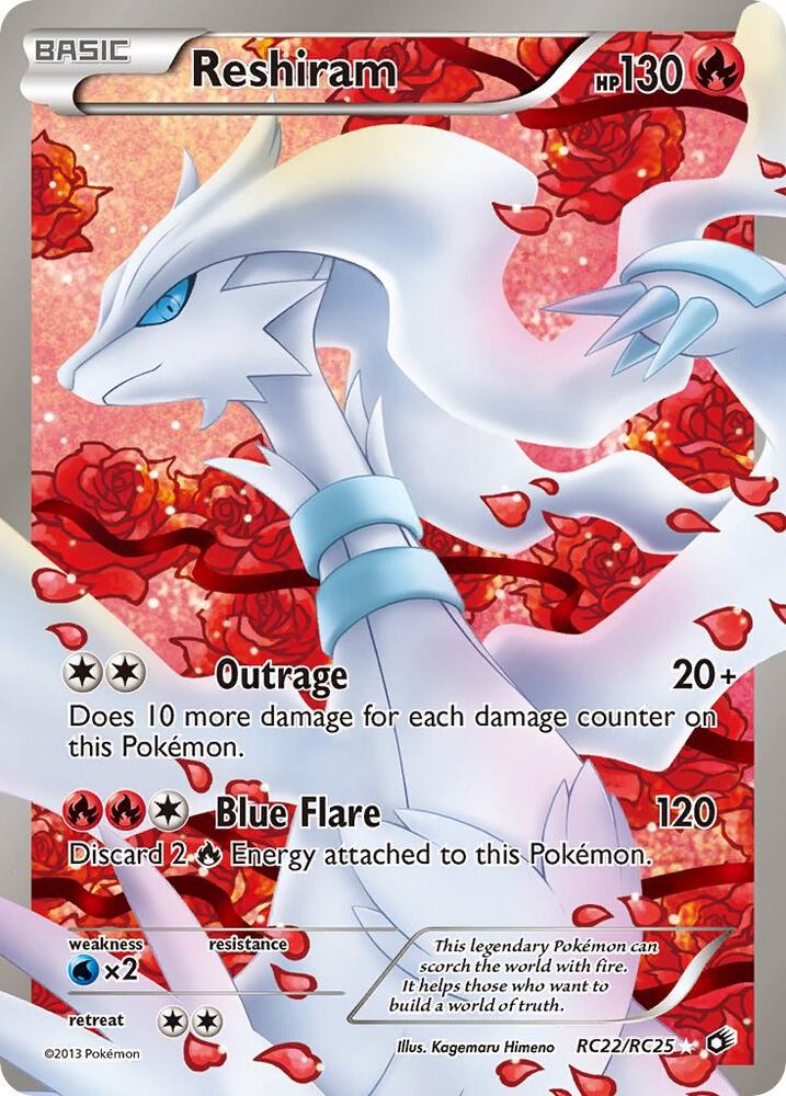 Reshiram (Full Art) - Legendary Treasures: Radiant Collection (LTR)LP