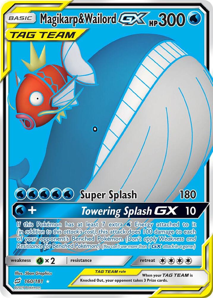 Magikarp & Wailord GX (Full Art) - SM - Team Up (SM9)