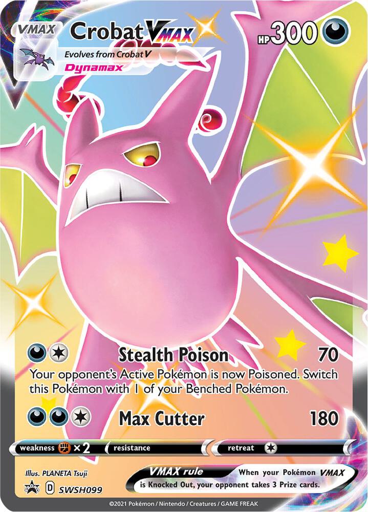 Crobat VMAX - SWSH099 - SWSH: Sword & Shield Promo Cards (SWSD)